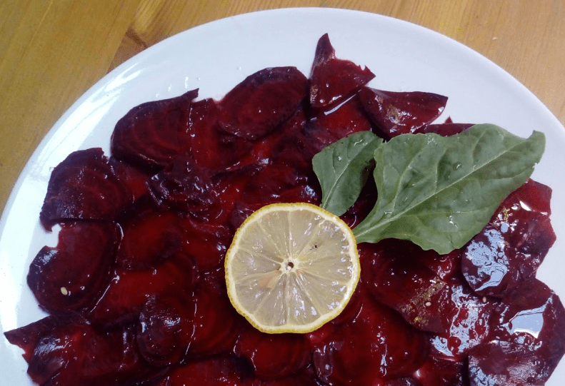 Carpaccio de remoltxa
